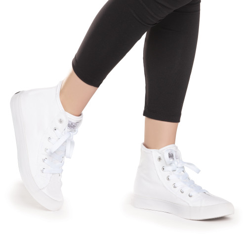 Classic High Top Sneaker | White