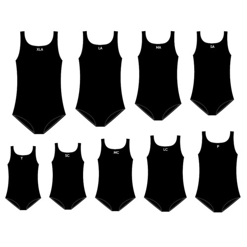 Seamless Leotard Sizing Kit